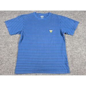 Kaws Uniqlo Shirt Mens Small Blue Striped Sesame Street‎